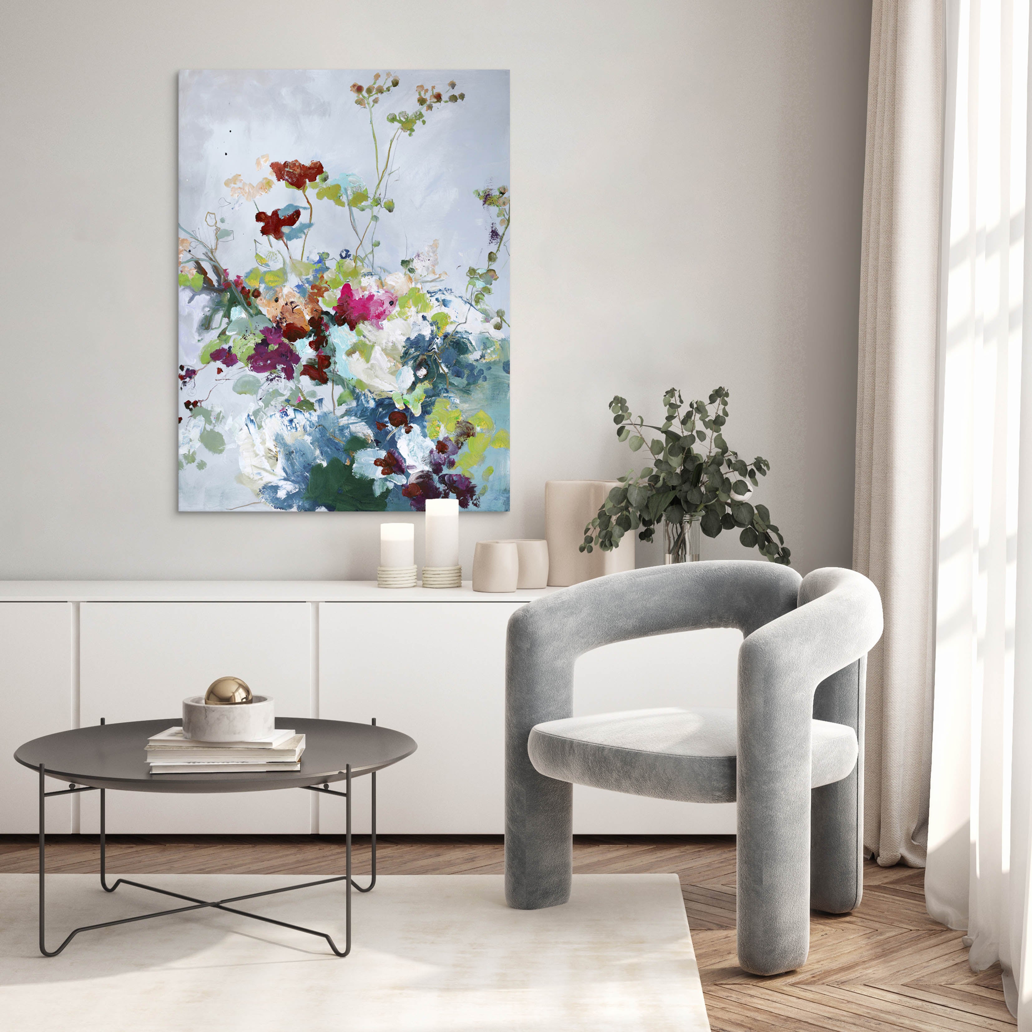 Abstract Floral 1 | Maleri & kunsttryk Maleri & kunsttryk ART COPENHAGEN   