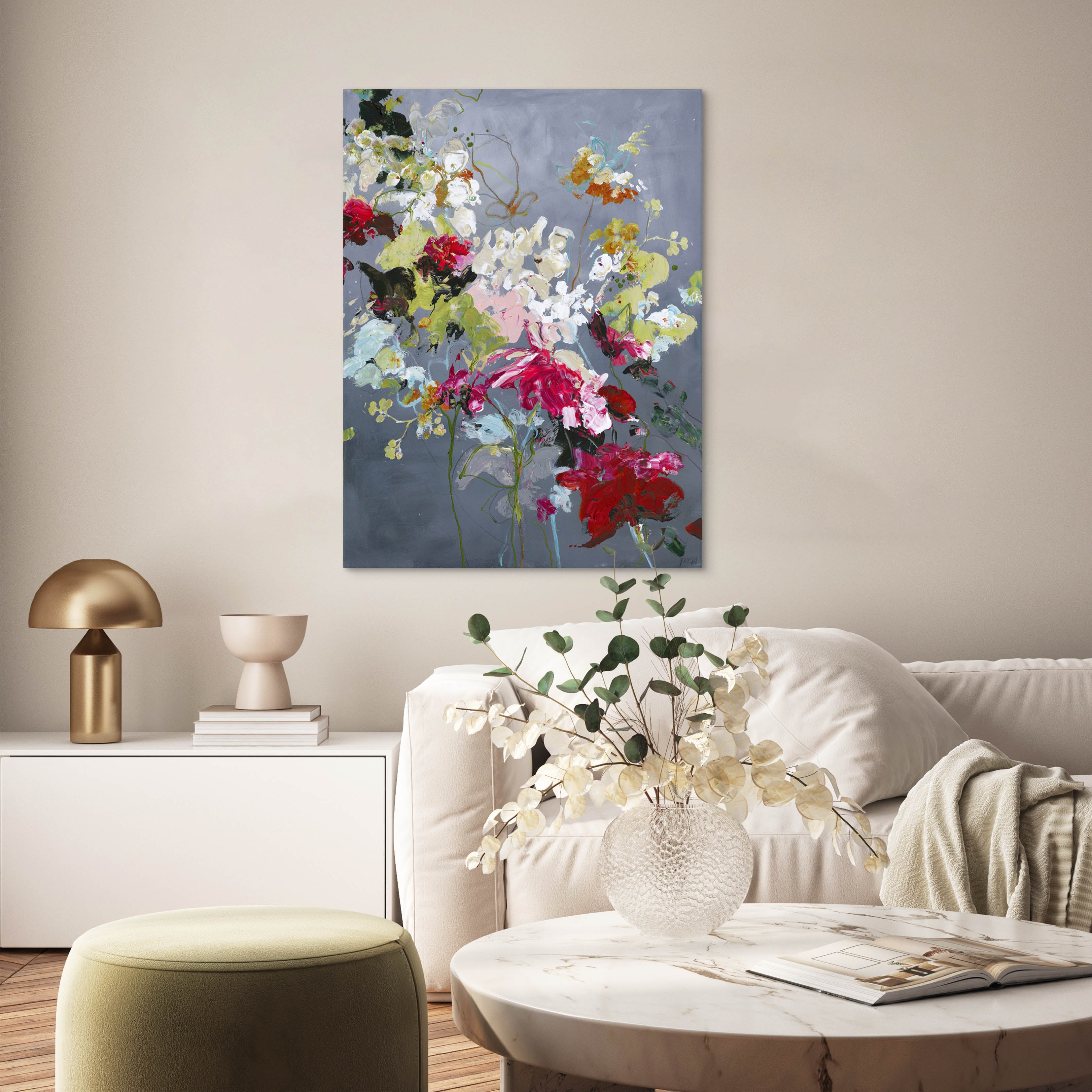 Abstract Floral 2 | Maleri & kunsttryk Maleri & kunsttryk ART COPENHAGEN   