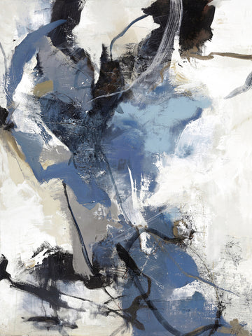 Blue vibes | Maleri & kunsttryk Maleri & kunsttryk ART COPENHAGEN 90x120 Ingen ramme 