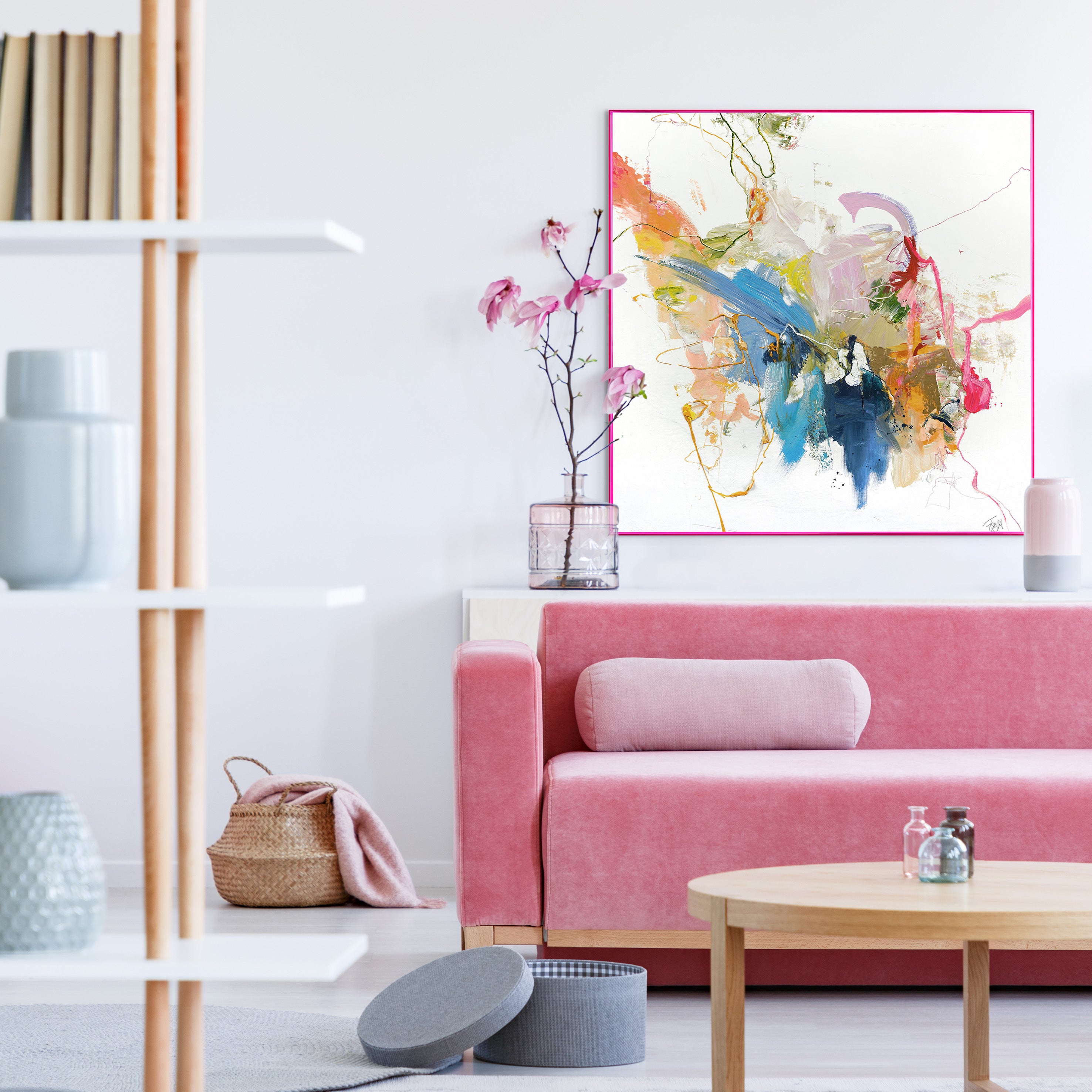 Confidential Pink | Maleri & kunsttryk