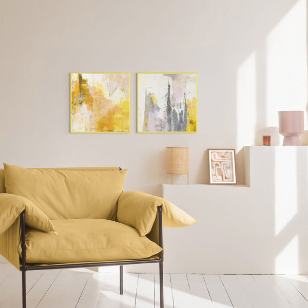 New Age Yellow 2+3 | Maleri & kunsttryk Maleri & kunsttryk ART COPENHAGEN (DA)