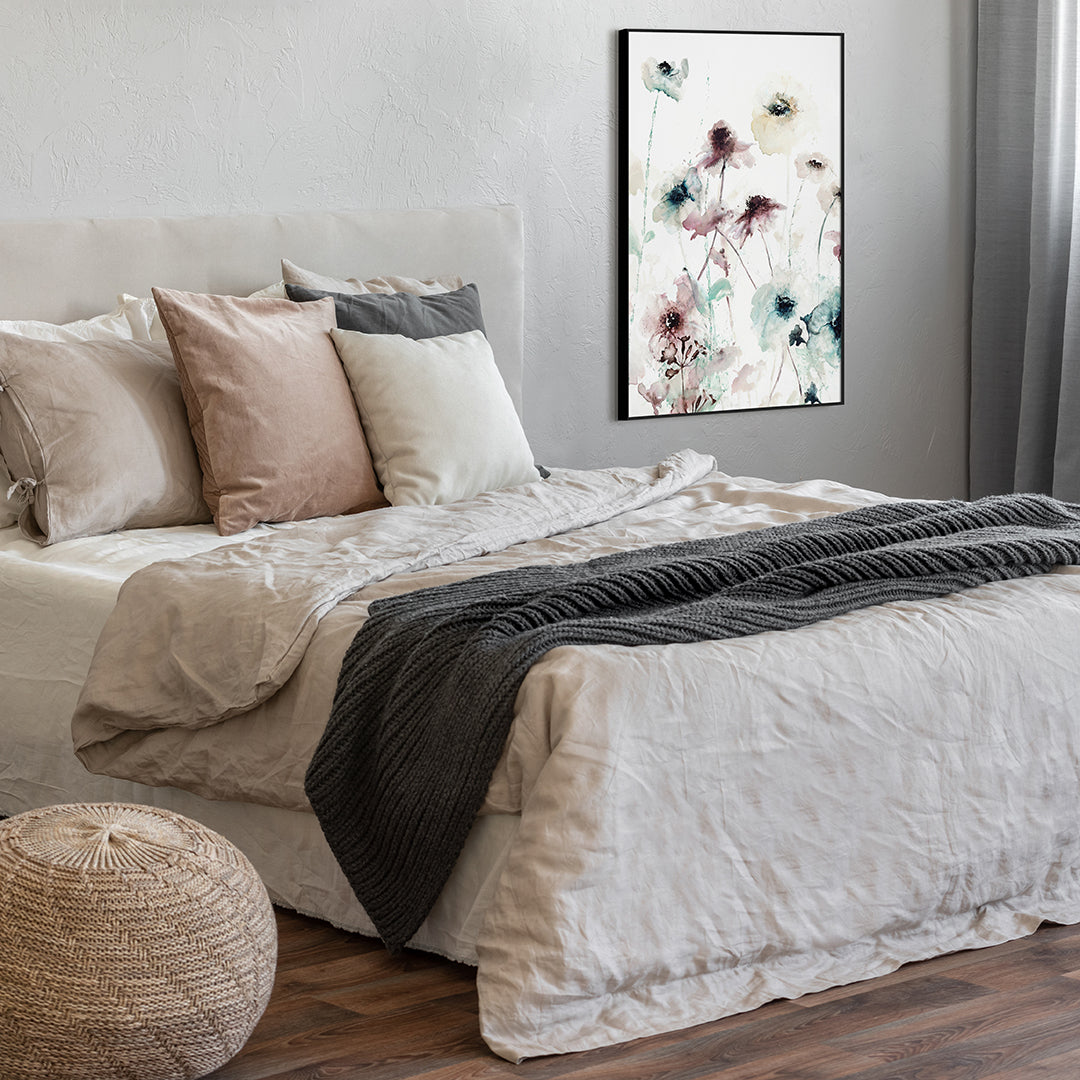 Flower Dance 1 | INDRAMMET BILLEDE Indrammet billede MF 30x40 Egeramme