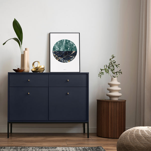 Marble circle | INDRAMMET BILLEDE Indrammet billede MF