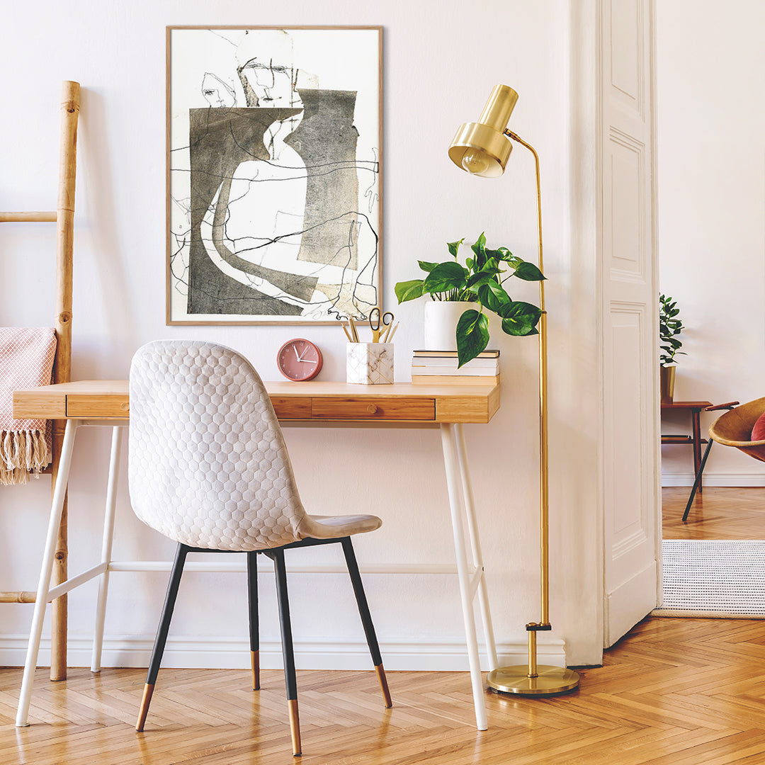 Transparent | INDRAMMET BILLEDE Indrammet billede MF 30x40 Sort