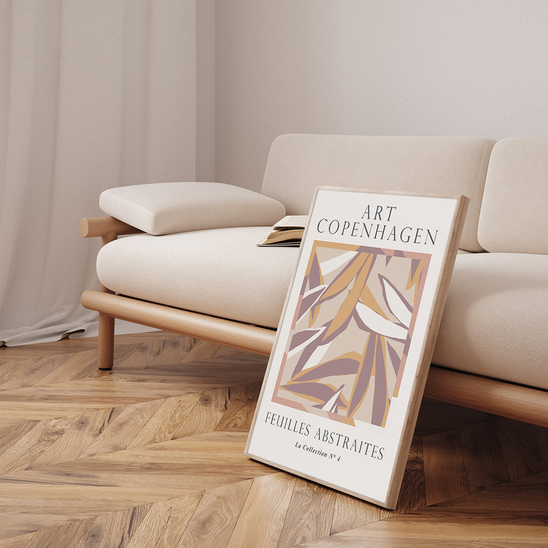 Feuilles abstraites 1 | INDRAMMET BILLEDE Indrammet billede MF