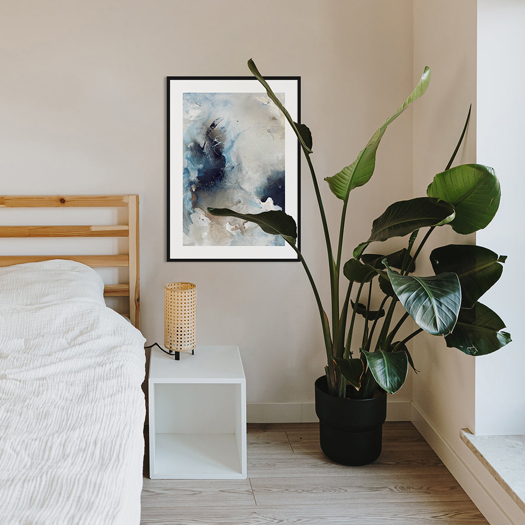 Still Water 5 | INDRAMMET BILLEDE Indrammet billede MF 30x40 Sort