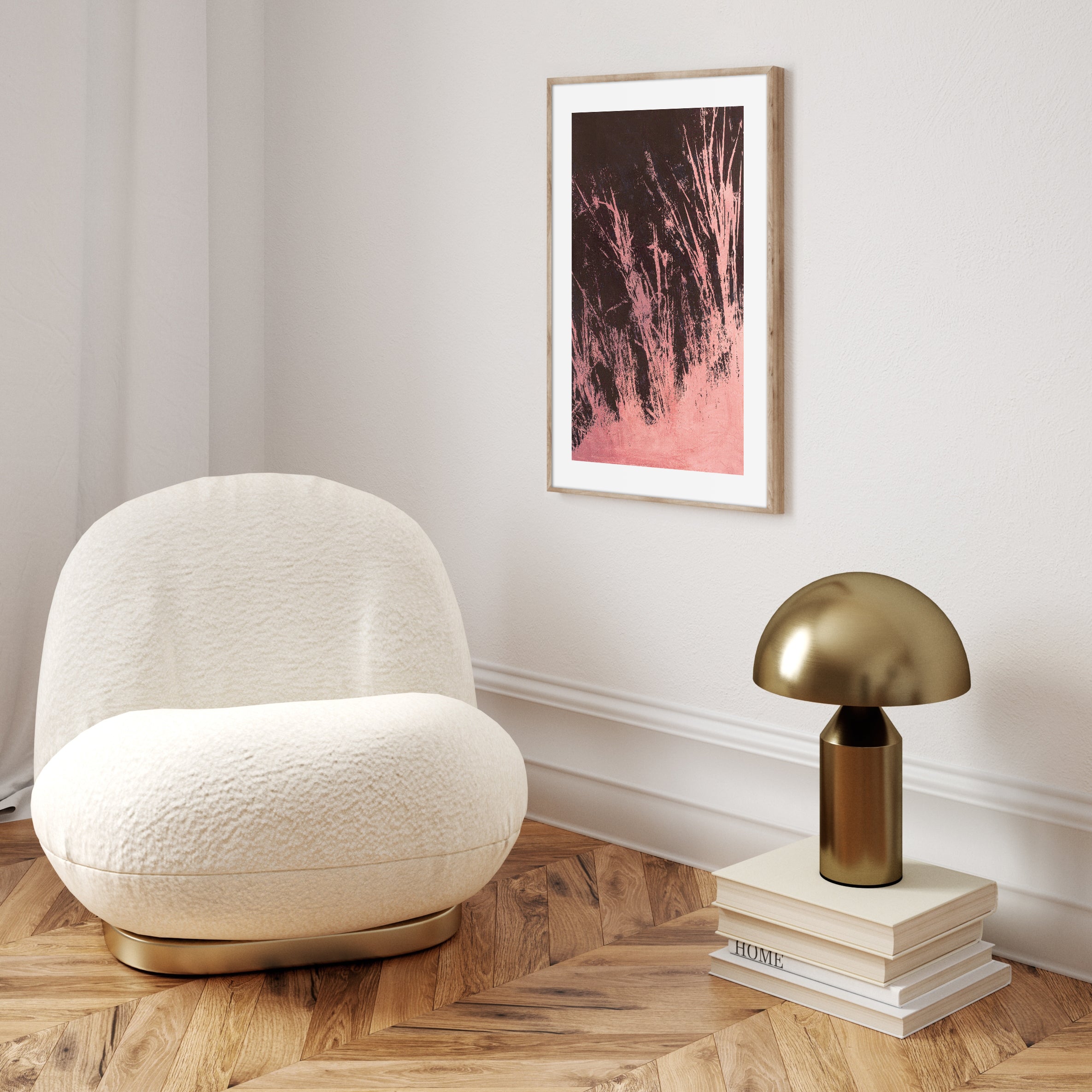 Pure Nature 3 | INDRAMMET BILLEDE Indrammet billede MF 30x40 Egeramme