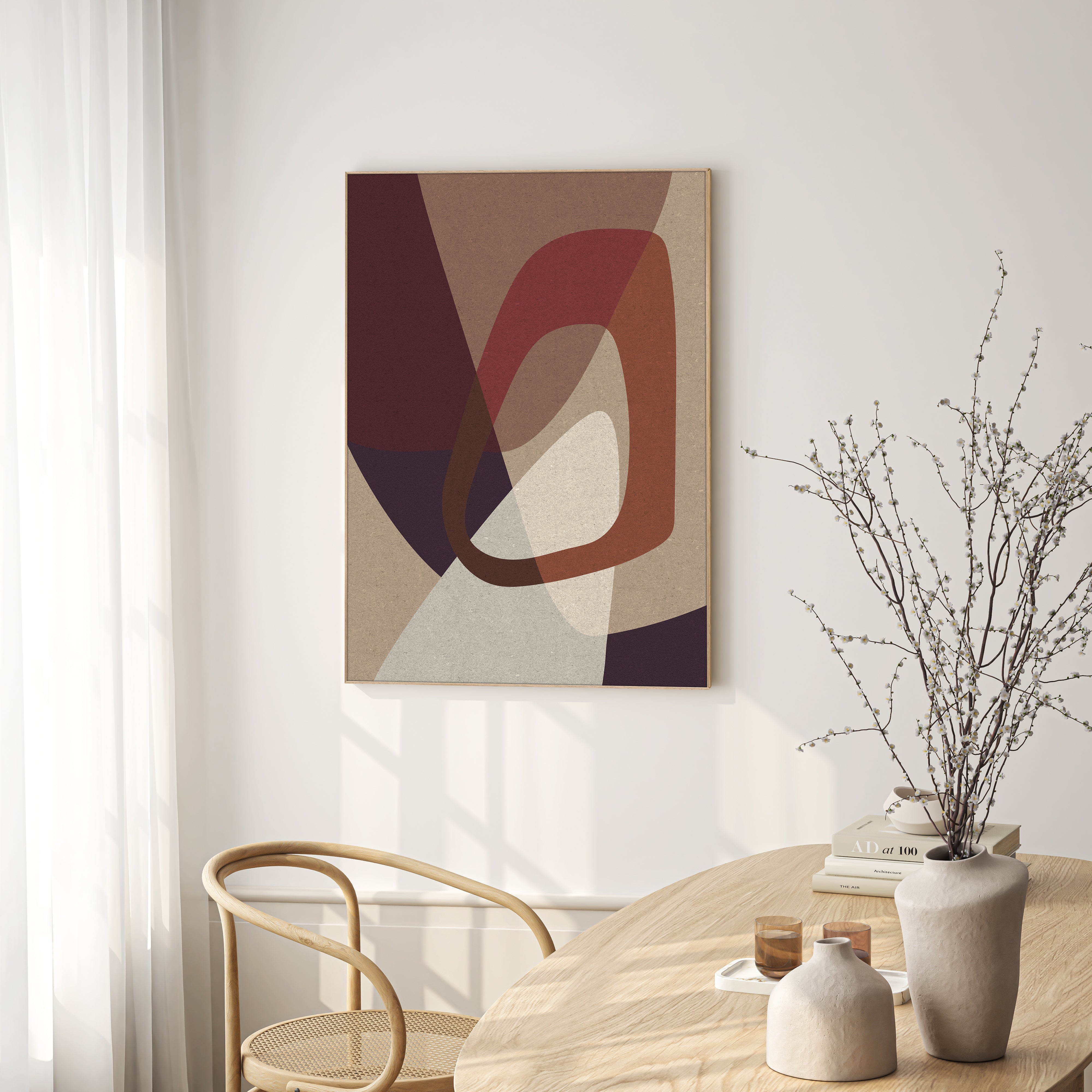 Pictura 1 | INDRAMMET BILLEDE Indrammet billede MF 50x70 Egeramme