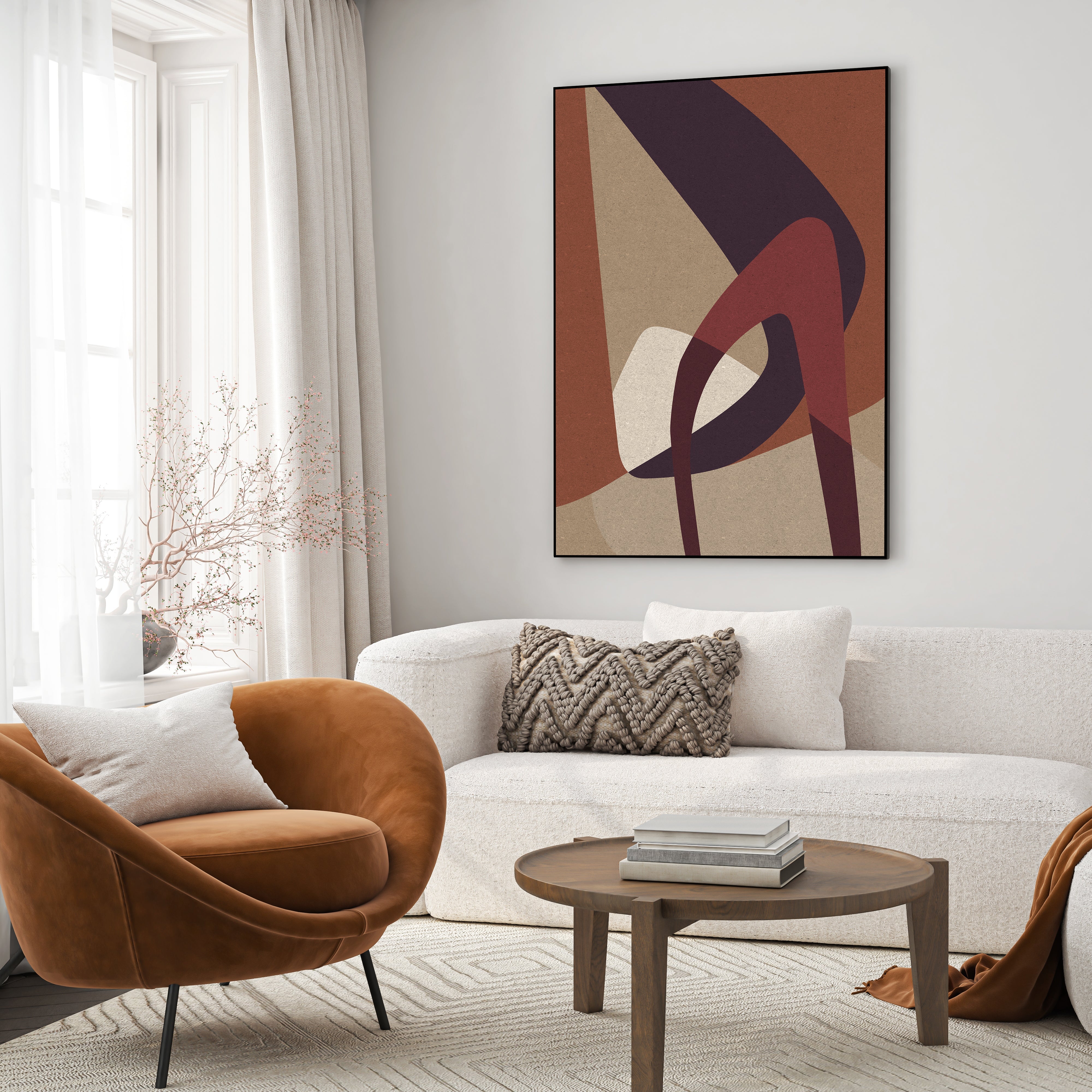 Pictura 2 | INDRAMMET BILLEDE Indrammet billede MF 50x70 Egeramme