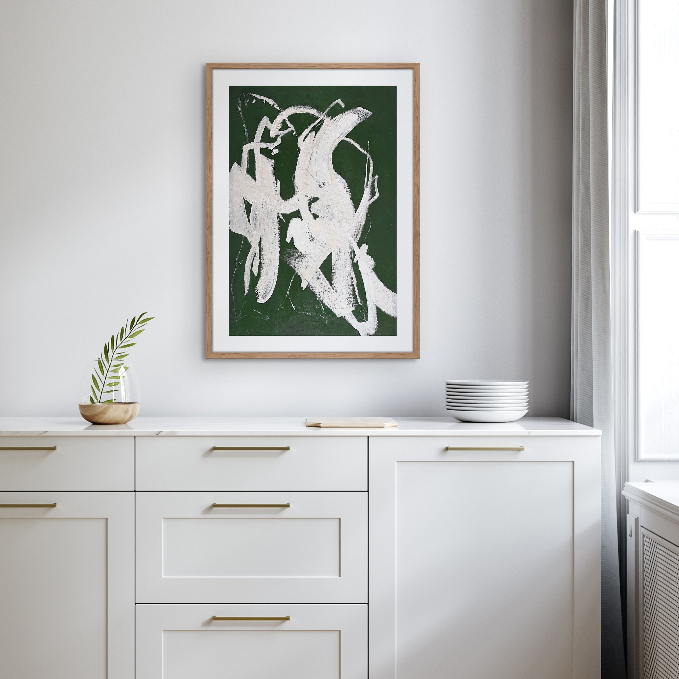 Criss cross | KUNSTTRYK Kunsttryk ART COPENHAGEN 50x70 Egeramme