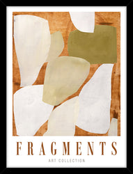 Fragments | KUNSTTRYK Kunsttryk ART COPENHAGEN 30x40 Sort ramme