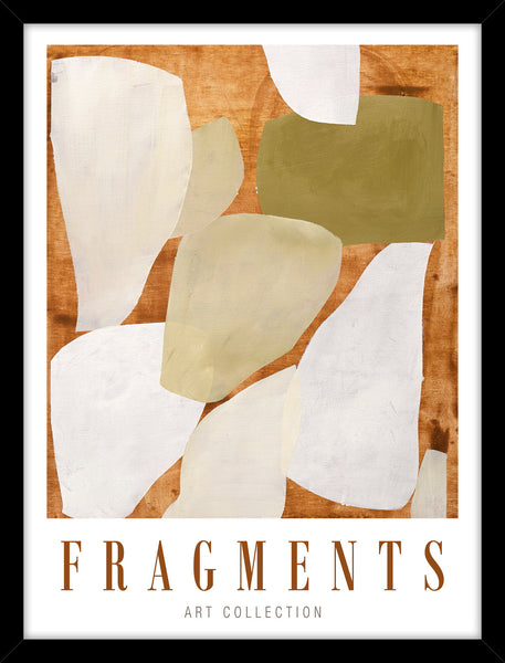 Fragments | KUNSTTRYK Kunsttryk ART COPENHAGEN 30x40 Sort ramme