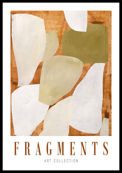 Fragments | KUNSTTRYK Kunsttryk ART COPENHAGEN 70x100 Sort ramme