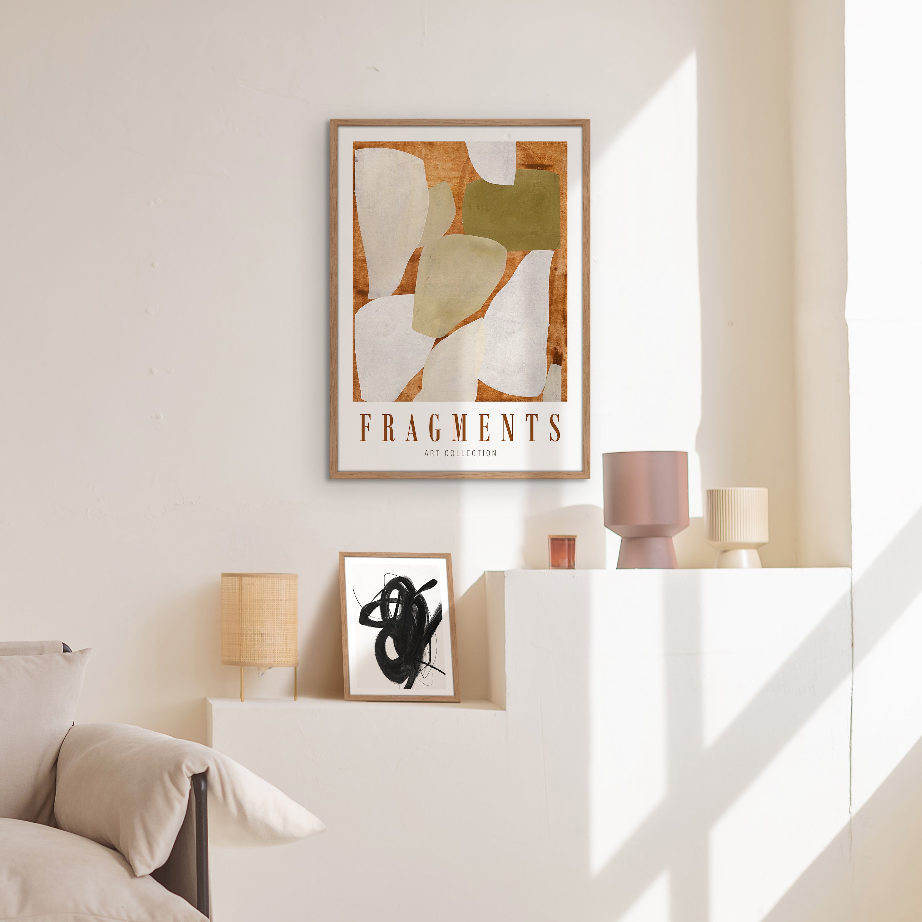 Fragments | KUNSTTRYK Kunsttryk ART COPENHAGEN 50x70 Egeramme