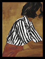 Let it go | KUNSTTRYK Kunsttryk ART COPENHAGEN 30x40 Sort ramme