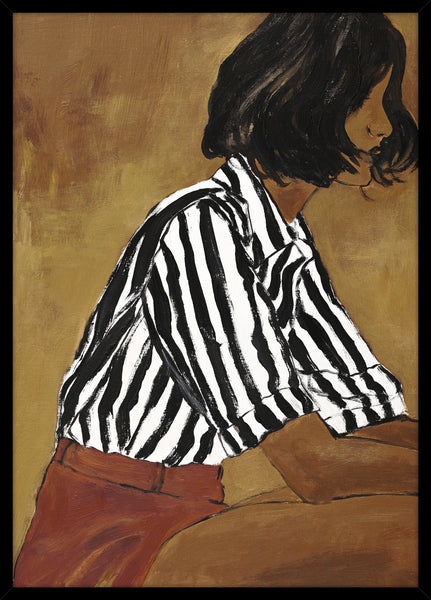 Let it go | KUNSTTRYK Kunsttryk ART COPENHAGEN 70x100 Sort ramme