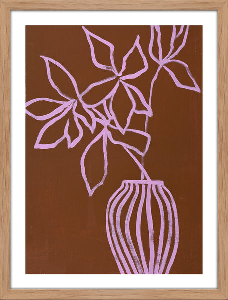 Lilac umber | KUNSTTRYK Kunsttryk ART COPENHAGEN 30x40 Egeramme