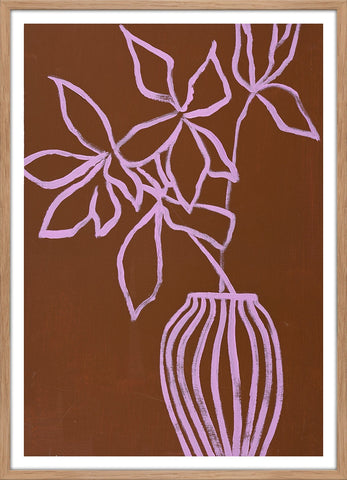 Lilac umber | KUNSTTRYK Kunsttryk ART COPENHAGEN 50x70 Egeramme