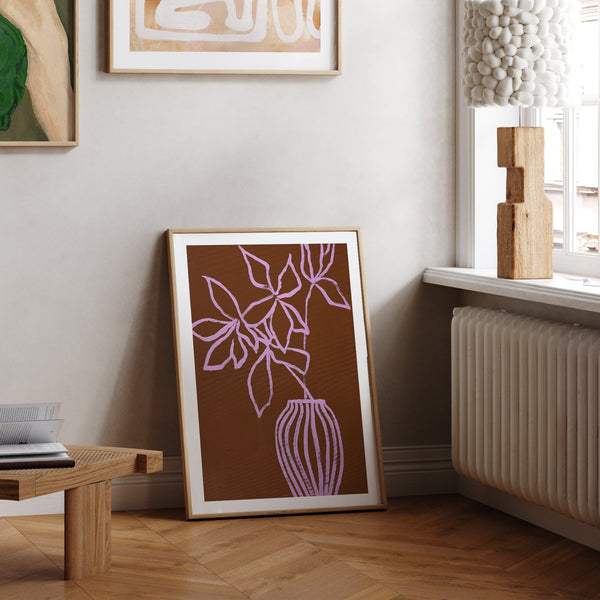 Lilac umber | KUNSTTRYK Kunsttryk ART COPENHAGEN