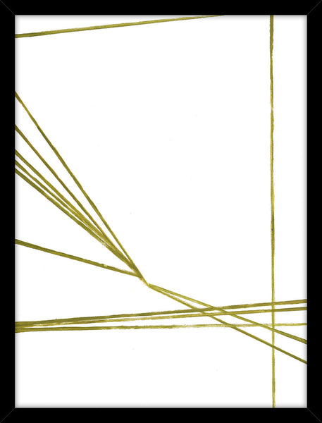 Lines play | KUNSTTRYK Kunsttryk ART COPENHAGEN 30x40 Sort ramme