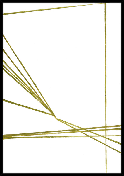 Lines play | KUNSTTRYK Kunsttryk ART COPENHAGEN 70x100 Sort ramme