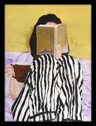 Reading | KUNSTTRYK Kunsttryk ART COPENHAGEN 30x40 Sort ramme