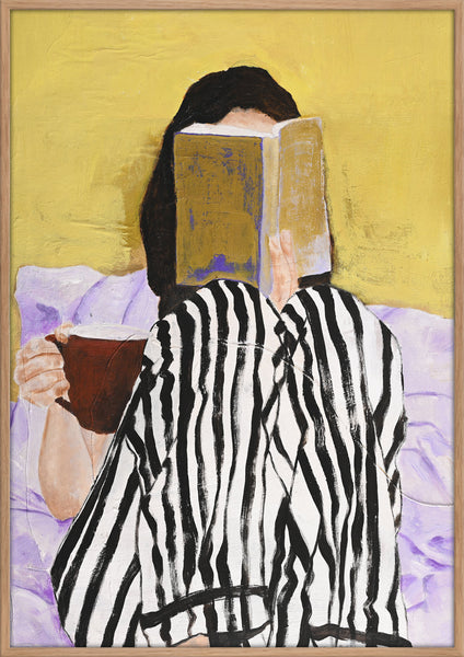 Reading | KUNSTTRYK Kunsttryk ART COPENHAGEN 70x100 Egeramme