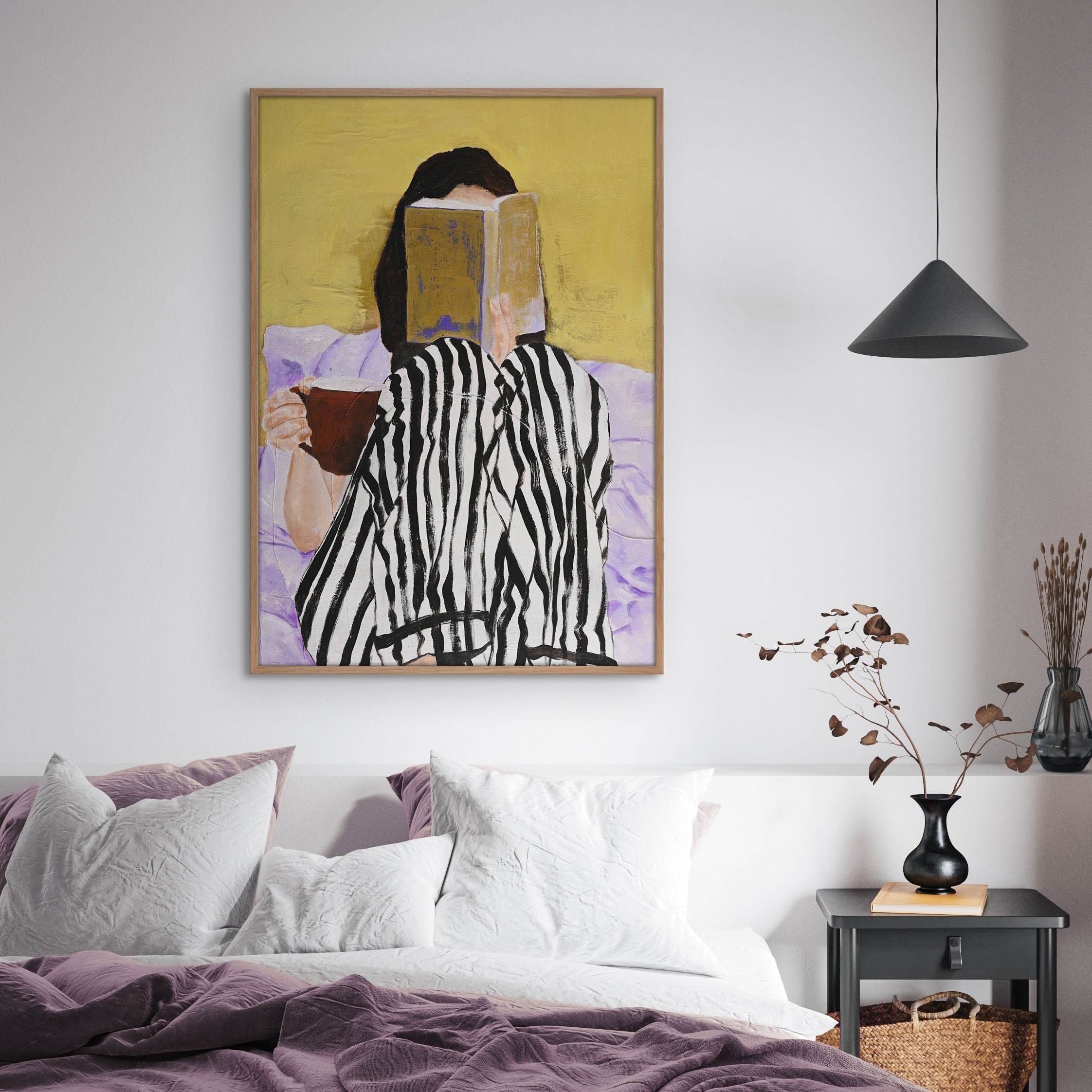 Reading | KUNSTTRYK Kunsttryk ART COPENHAGEN 50x70 Egeramme