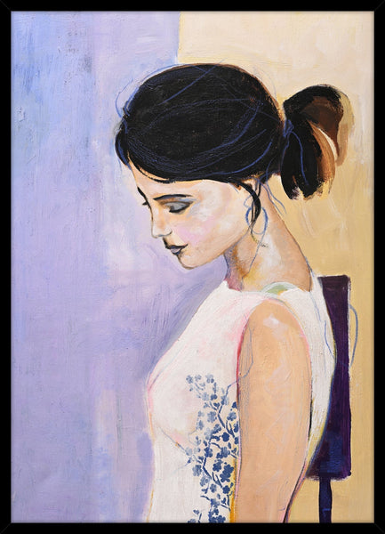 Still quiet | KUNSTTRYK Kunsttryk ART COPENHAGEN 50x70 Sort ramme
