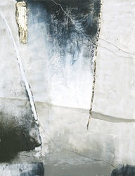 Golden Blue 1 / 90x120 cm | KAMPAGNE MALERI Kampagne Maleri ART COPENHAGEN
