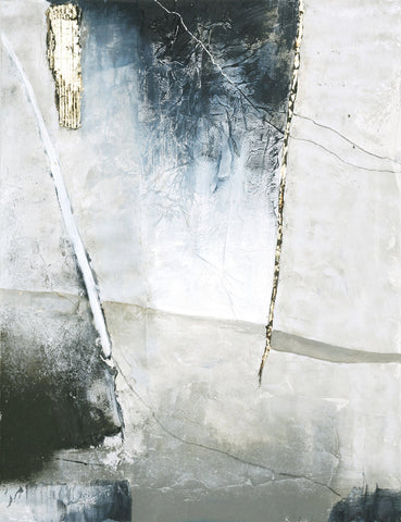 Golden Blue 1 / 90x120 cm | KAMPAGNE MALERI Kampagne Maleri ART COPENHAGEN