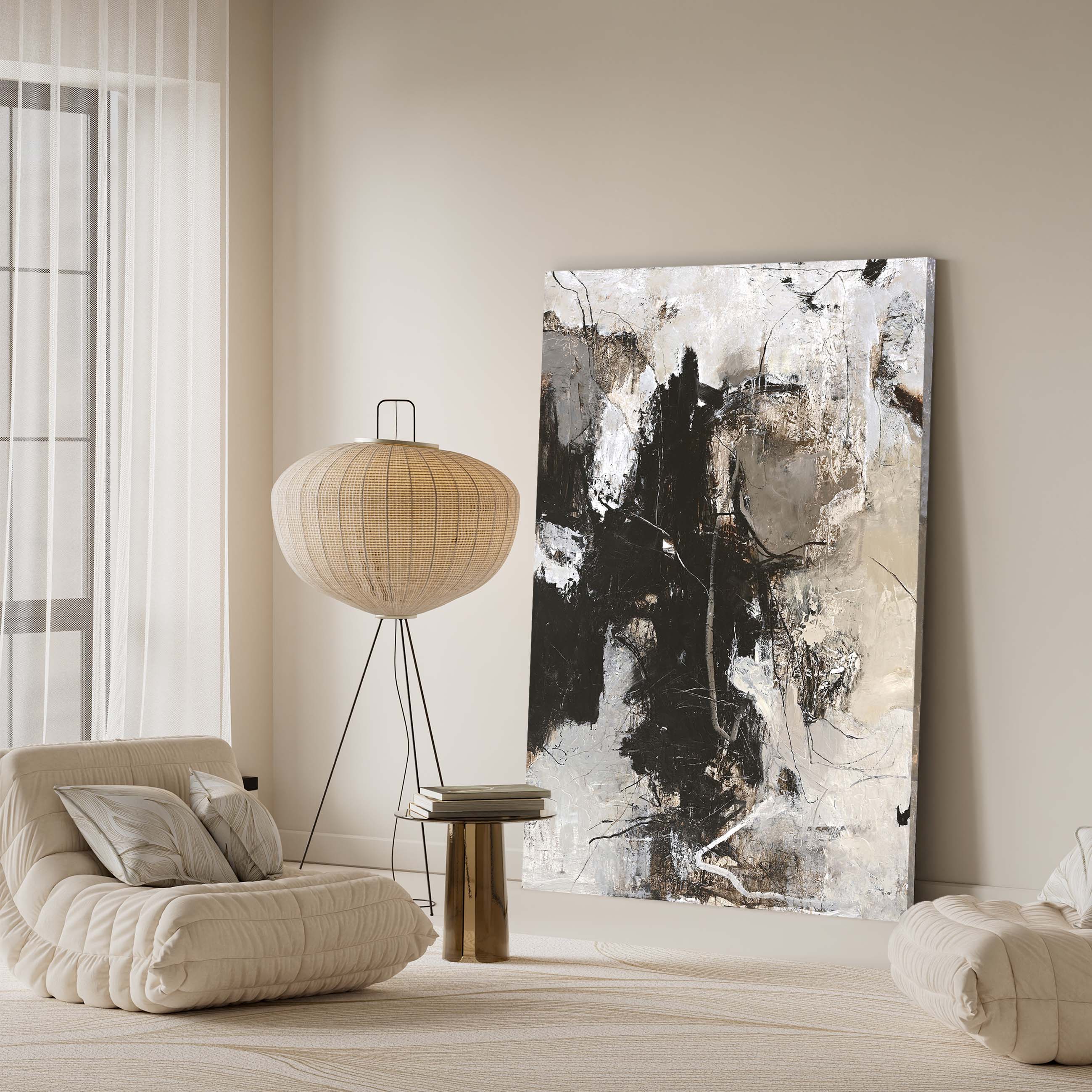 COMPRESSION | UNIKA MALERI Unika Maleri ART COPENHAGEN 118x150 cm