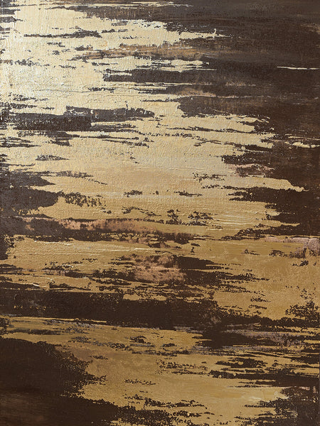 GOLD LIGHT | UNIKA MALERI Unika Maleri ART COPENHAGEN 90x120cm