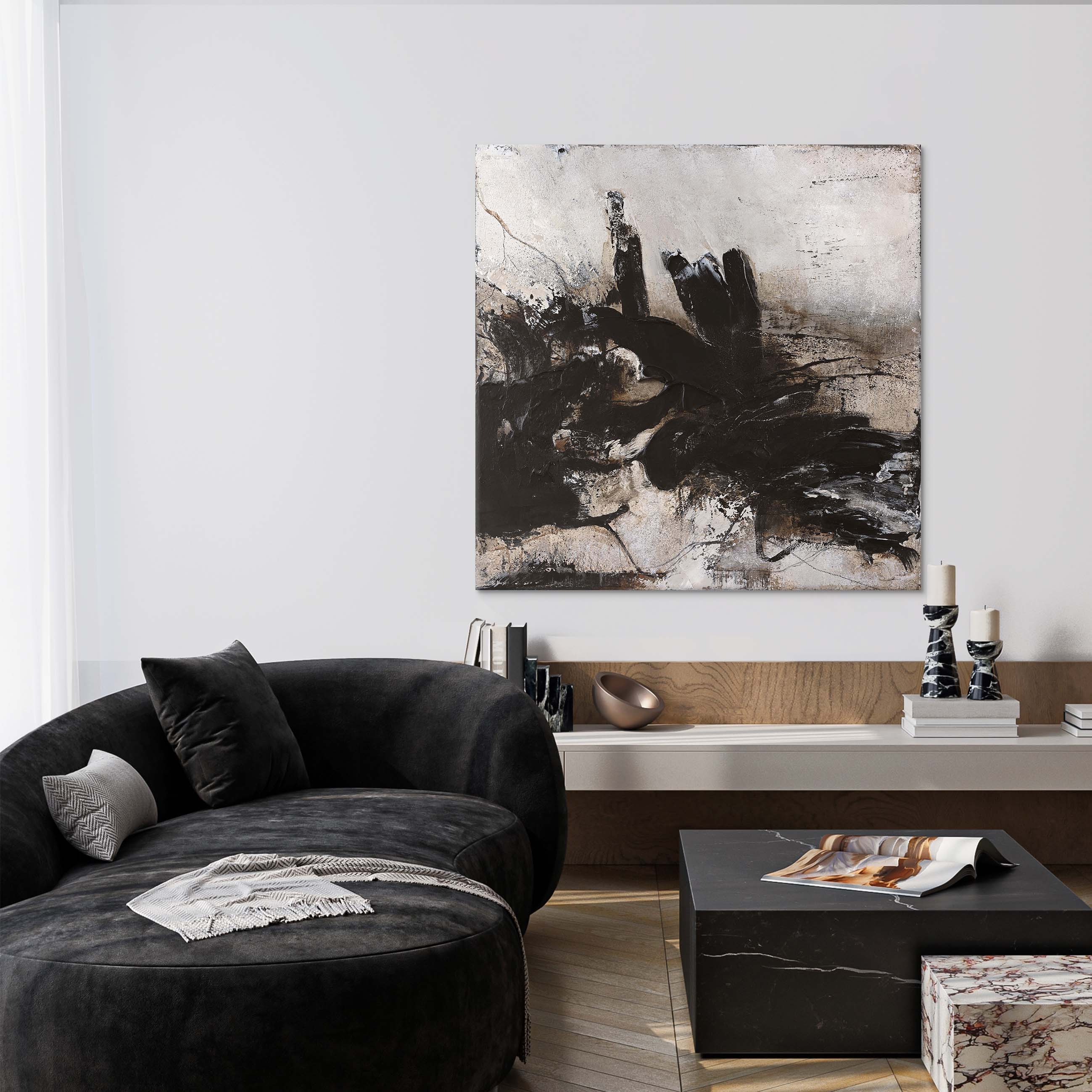 RAW MATTER | UNIKA MALERI Unika Maleri ART COPENHAGEN 100x100cm
