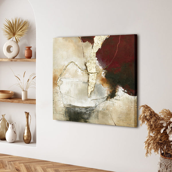 Golden View / 100x100 cm | KAMPAGNE MALERI Kampagne Maleri ART COPENHAGEN