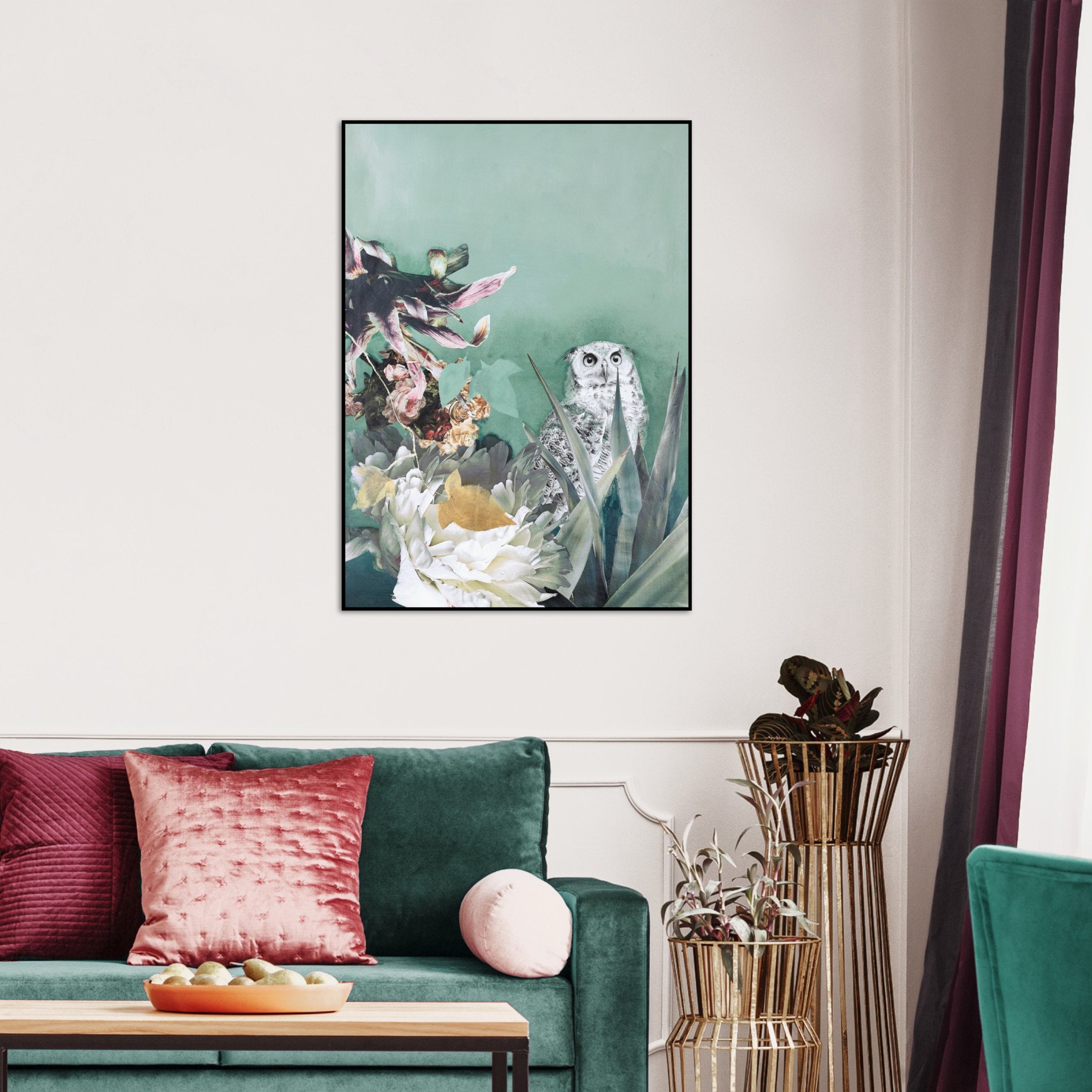 Haute couture 8 | INDRAMMET BILLEDE Indrammet billede MF 30x40 Sort