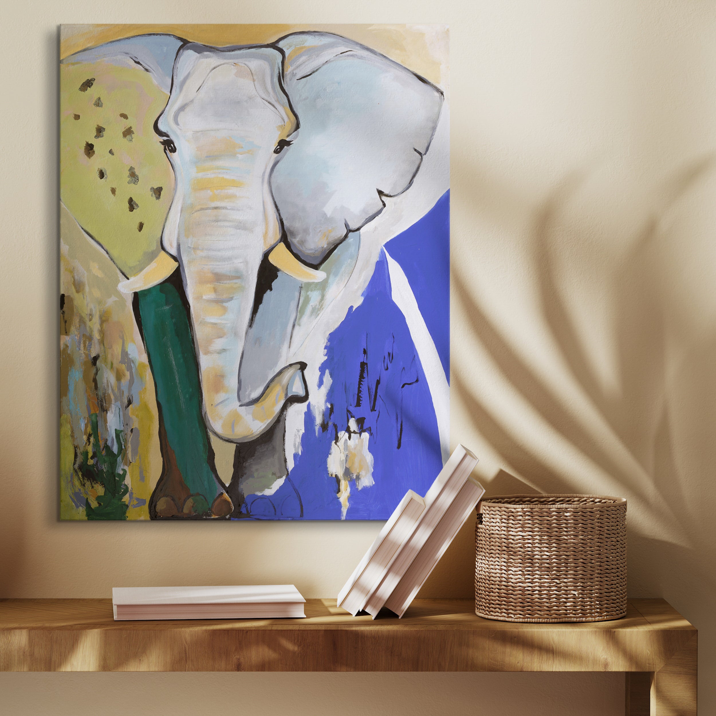 Elephant Blue | PREMIUM MALERI Premium Maleri ART COPENHAGEN   