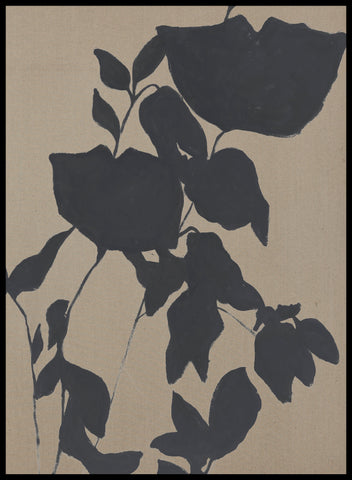 Fortuna Black | DESIGN MALERI Design maleri ART COPENHAGEN 90x120 Hørlærred Sort ramme