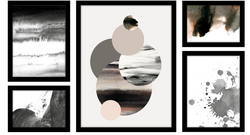 MI Collage 5-set Planets | Plakat sæt Indrammet plakat sæt MF