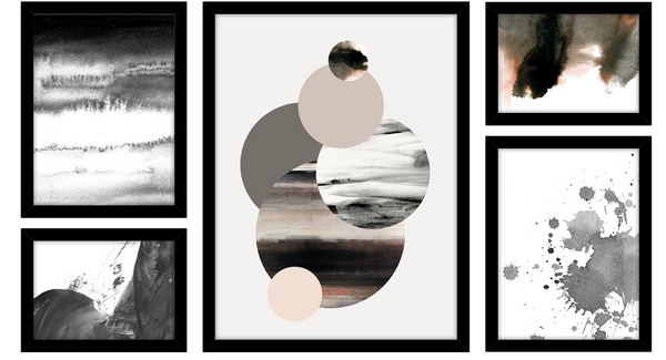 MI Collage 5-set Planets | Plakat sæt Indrammet plakat sæt MF