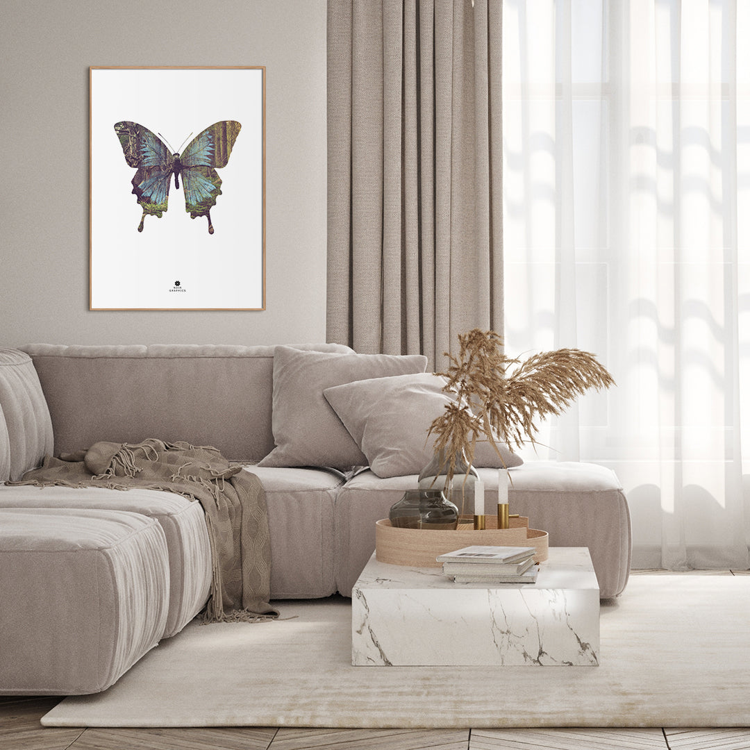 Butterfly | INDRAMMET BILLEDE Indrammet billede MF
