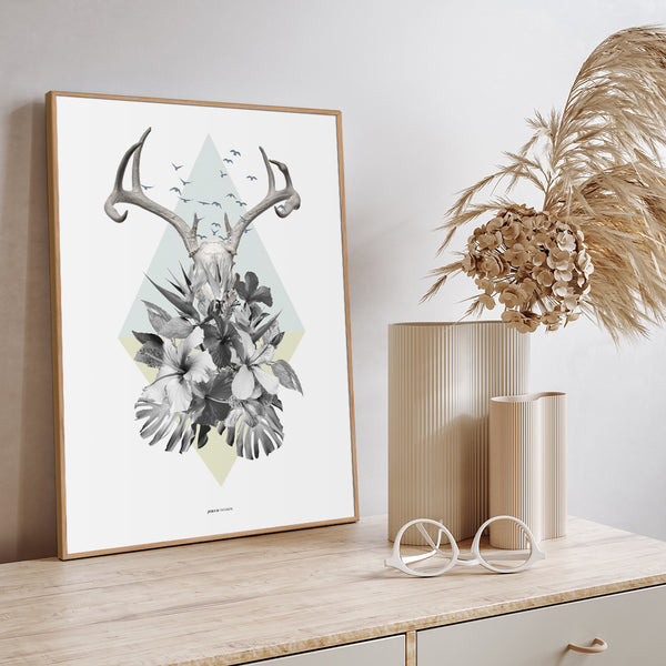 Tropic Deer 2 | INDRAMMET BILLEDE Indrammet billede MF