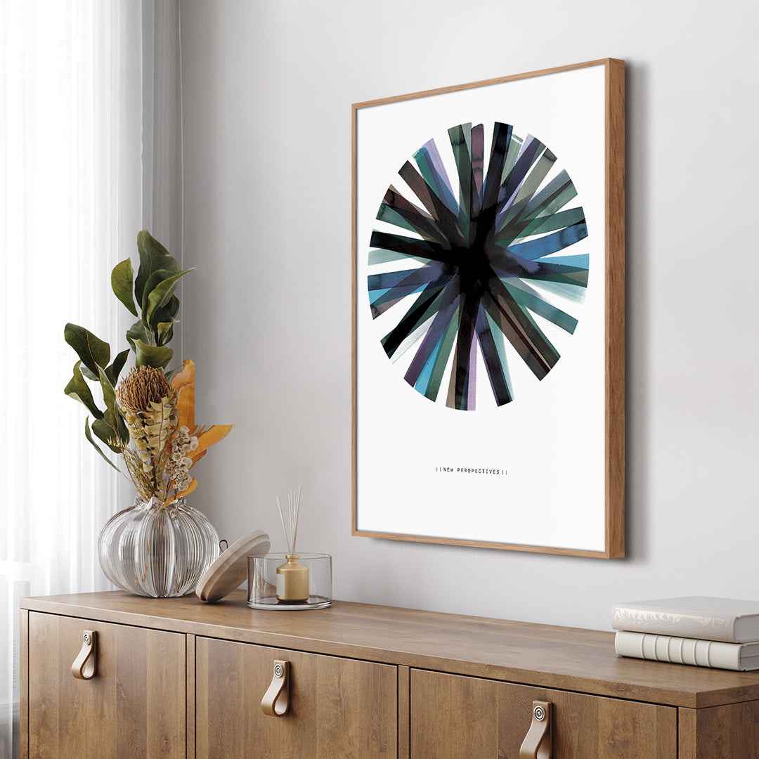 Aquarelle Circle | INDRAMMET BILLEDE Indrammet billede MF