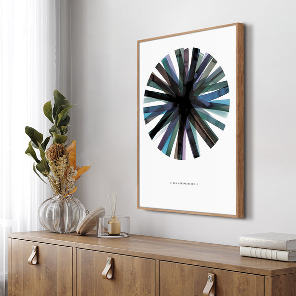 Aquarelle Circle | INDRAMMET BILLEDE Indrammet billede MF