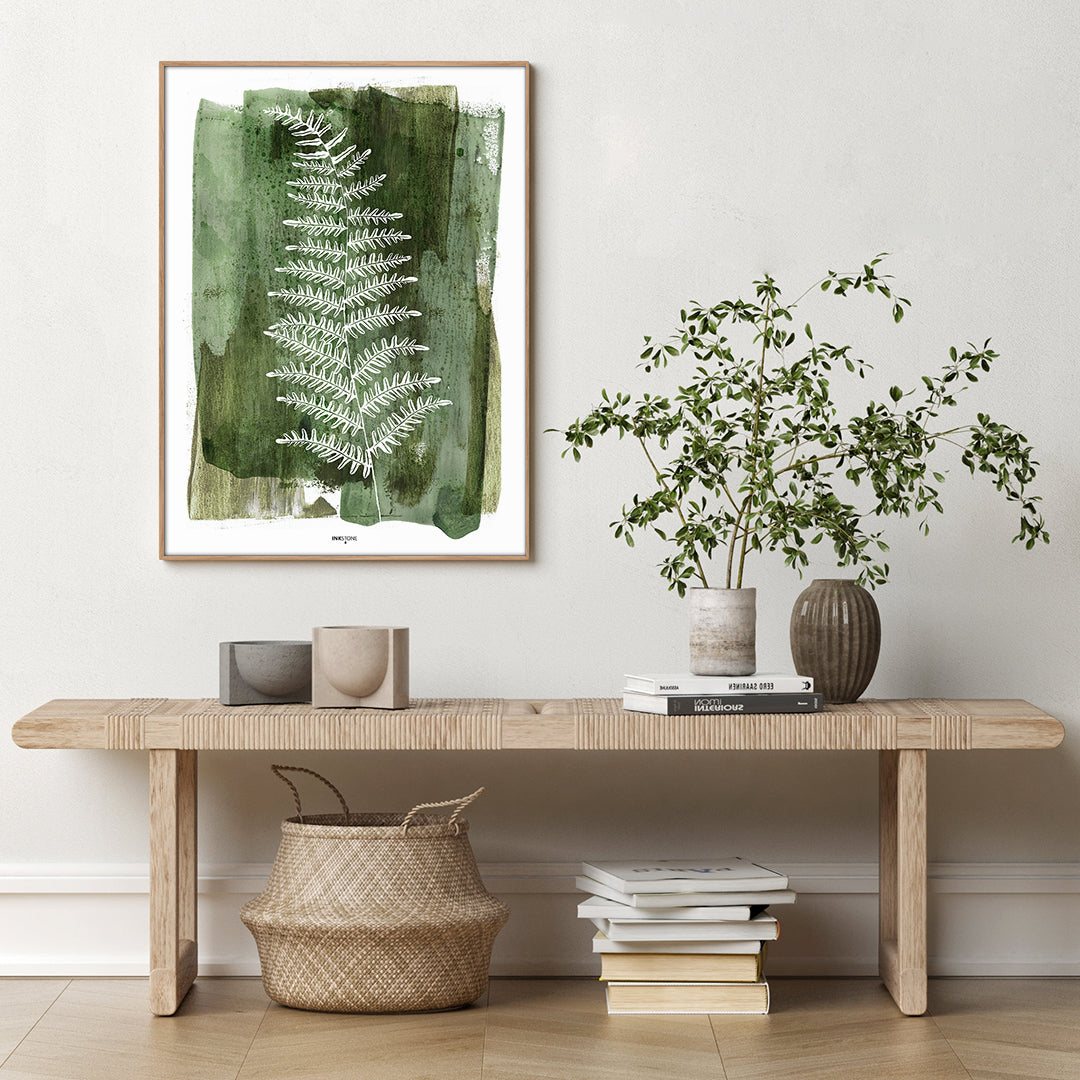 White Fern | INDRAMMET BILLEDE Indrammet billede MF