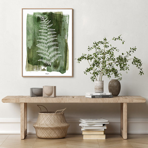 White Fern | INDRAMMET BILLEDE Indrammet billede MF