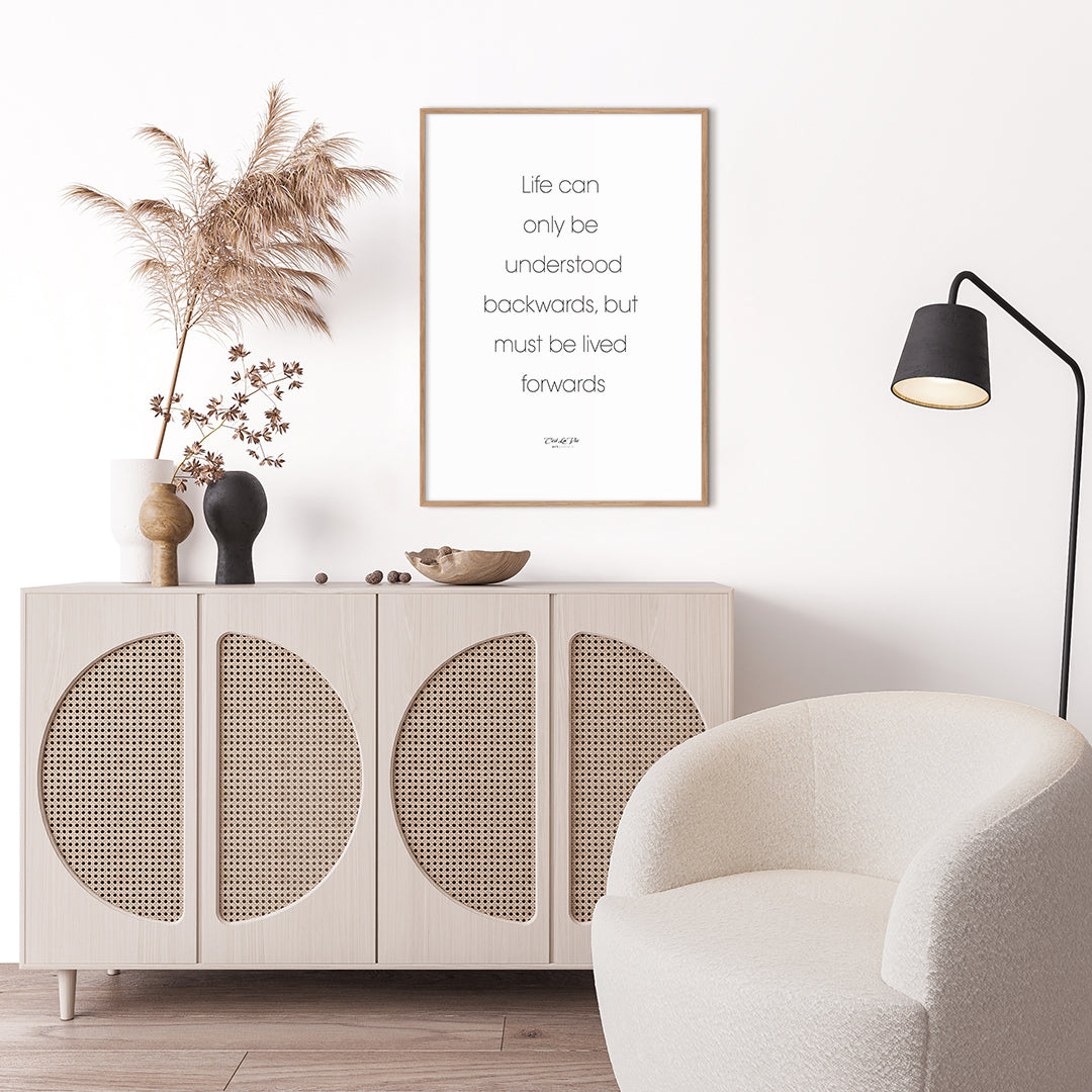 Life can only | INDRAMMET BILLEDE Indrammet billede MF