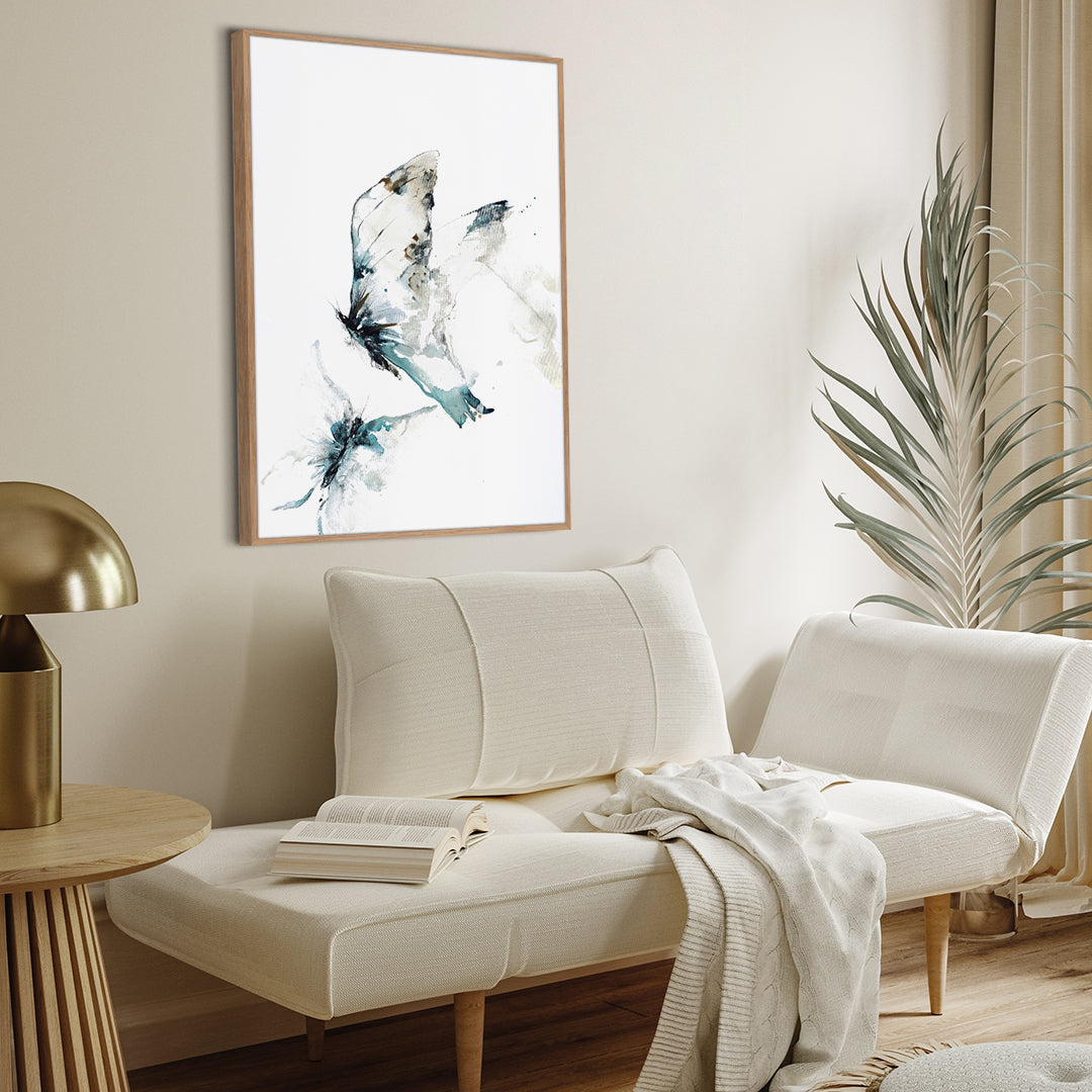 Skydust | INDRAMMET BILLEDE Indrammet billede MF 30x40 Egeramme