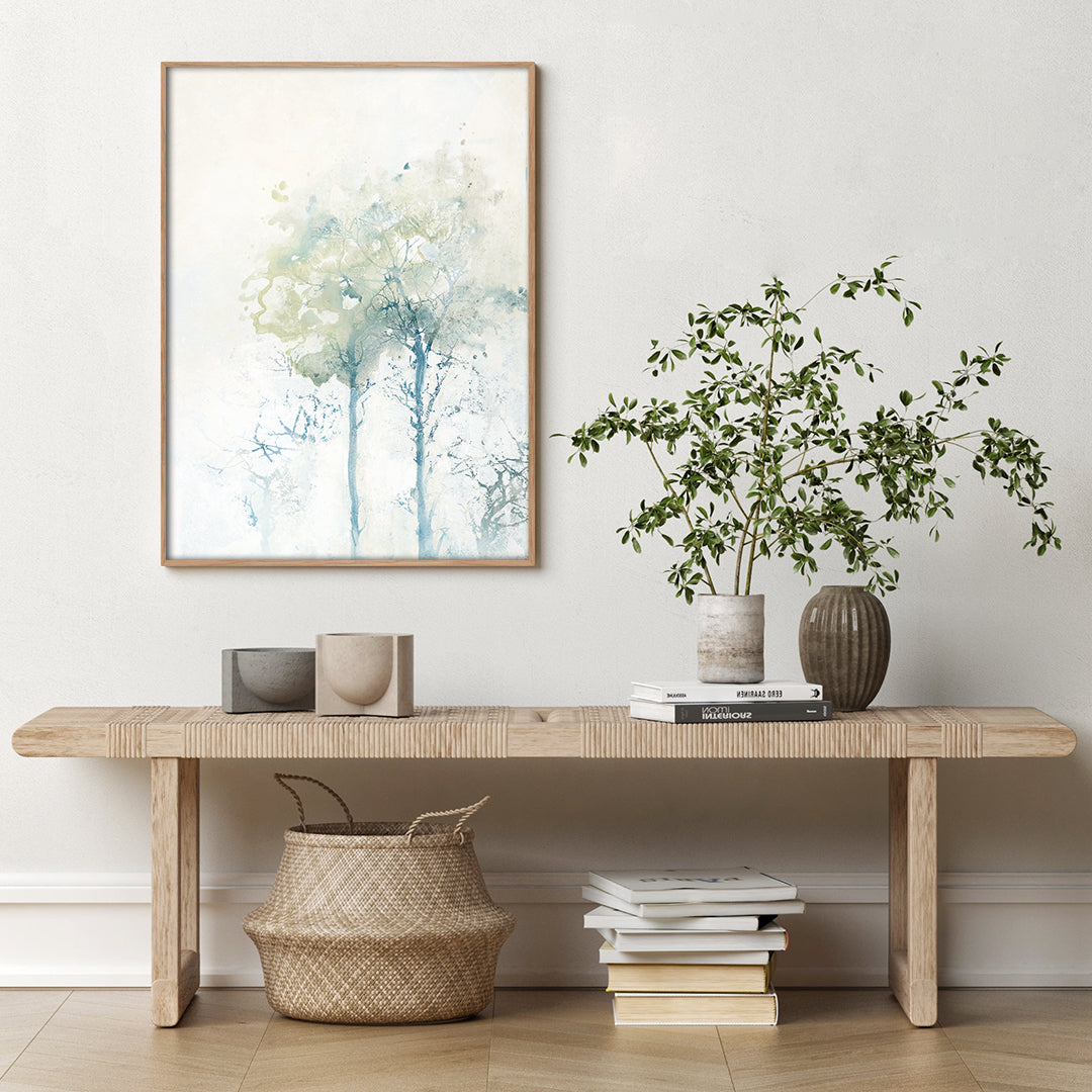 Tree Shape 1 | INDRAMMET BILLEDE Indrammet billede MF 30x40 Egeramme