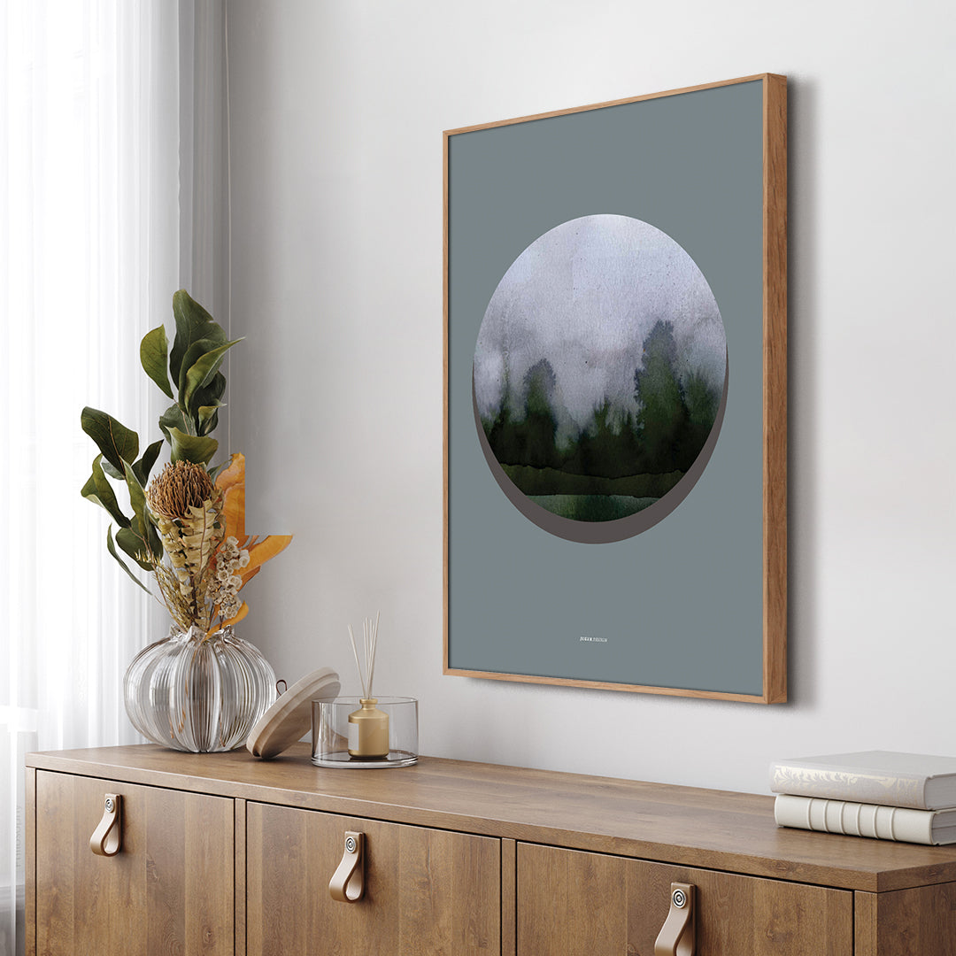 Water Circle | INDRAMMET BILLEDE Indrammet billede MF